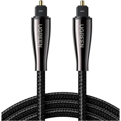 Кабель мультимедійний Optical Toslink 3.0m AV108 black Ugreen (10541)