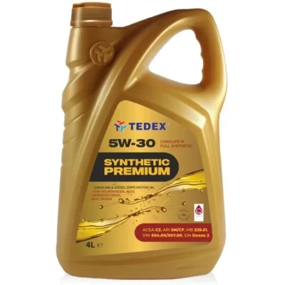 Моторна олива TEDEX SYNTHETIC PREMIUM 4л