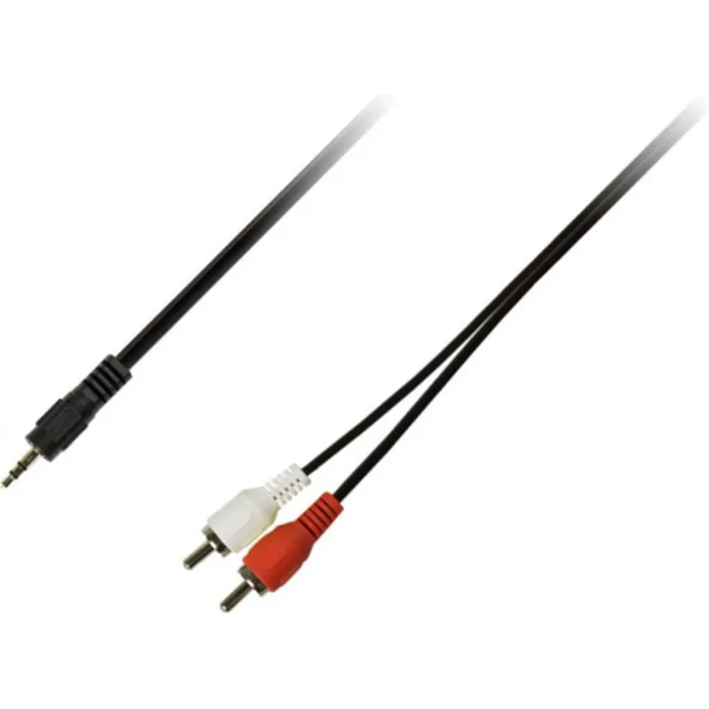 Piko AUX 3.5mm M-2xRCA M, 1.5м Black (1283126473890)