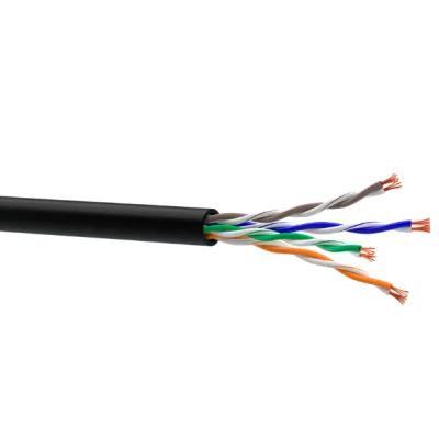 Кабель мережевий OK-Net UTP 305м cat.5e патч зовнішній (U/UTP-cat.5E-SL patch) (КГПП-ВП (100) 4*2*AWG26/7)