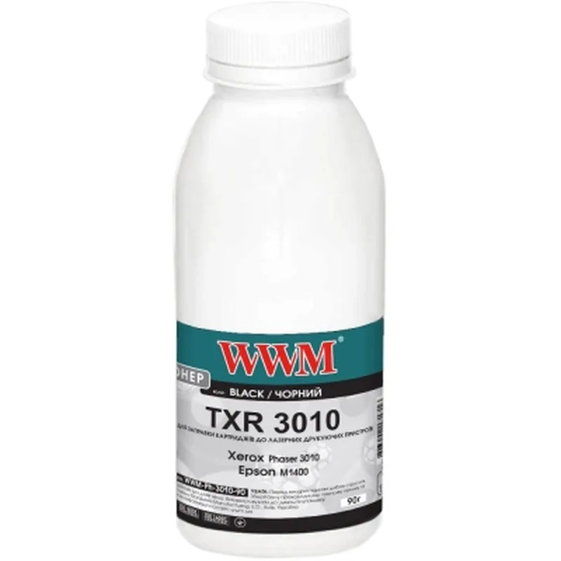 Тонер Xerox Ph3010/Epson M1400, 90г WWM (WWM-Ph-3010-90)