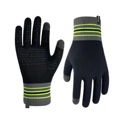 Рукавички водонепроникні Dexshell Ultra Thin Waterproof Running, p-p L, чорно-жовтий