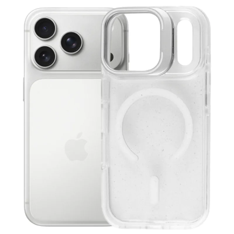 Чохол до мобільного телефона BeCover FIBRA Star Shine MagSafe Apple iPhone 17 Pro Max White (715438)