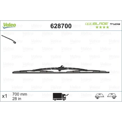Щітка склоочисника Valeo 628700