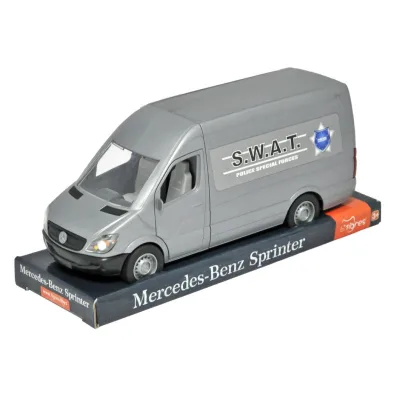 Спецтехніка Tigres Mercedes-Benz Sprinter вантажний (сірий) на планшетці (39703)