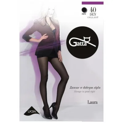 Колготи Gatta Laura 40 Den Grafit - 4 (5900042047665)