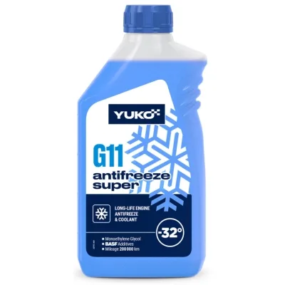 Антифриз Yuko -32 Super G11 синій. ПЕ кан.1л (1 кг.) (4823110404393)