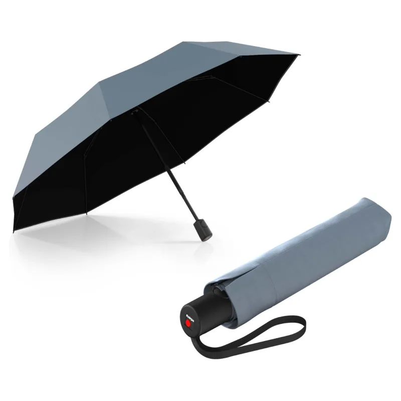 Парасоля Knirps A.200 Medium Duomatic Fog Black HeatShield автомат, складана (Kn95-7201-88082)