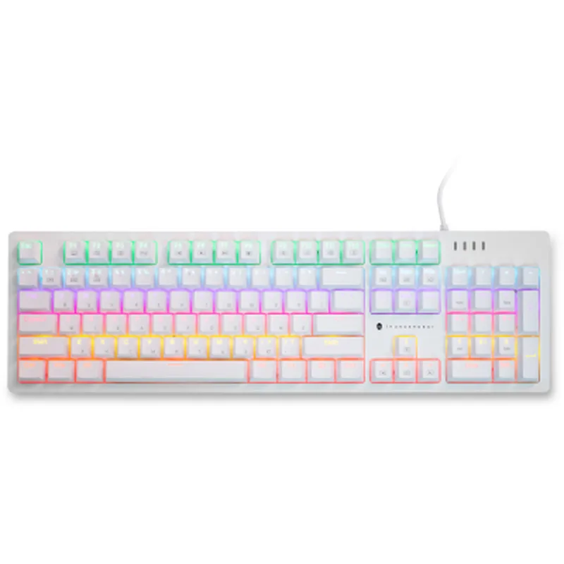 Клавіатура Thunderobot K104 Red Switch USB UA White (6932066308162)