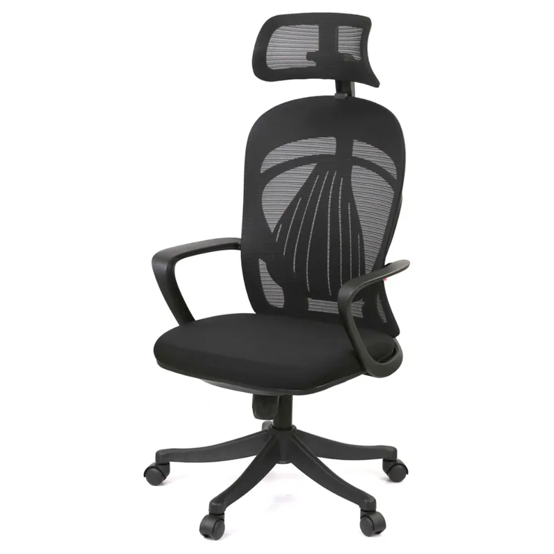 Офісне крісло Аклас Тревізо BL Tilt (UK-809A) Чорний (Чорний) (00136003)