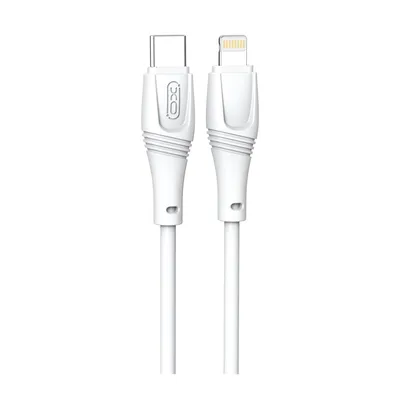 Дата кабель USB-C to Lightning 1.0m 27W High Elastic Zeus XO (NBQ239A_White)