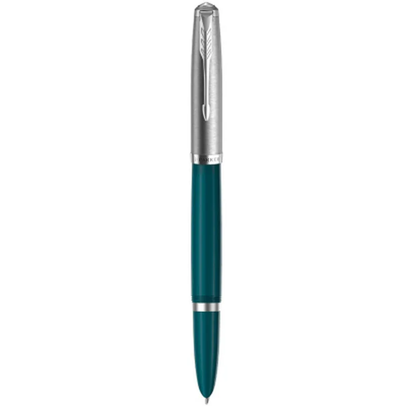 Ручка пір'яна Parker PARKER 51 Teal Blue CT FP F (55 311)