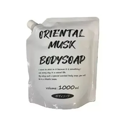 Рідке мило Rocket Soap Body Soap pH-балансоване Мускус Змінний блок 1 л (4571113802011)