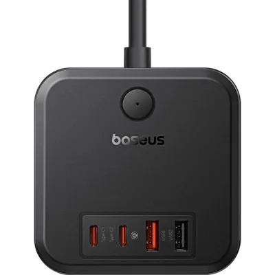 Мережевий фільтр живлення Baseus PowerCombo Cube Power Strip (E00066400117-00)