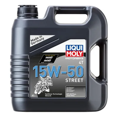 Моторна олива Liqui Moly Motorbike 4T 15W-50 Street 4л. (1689)