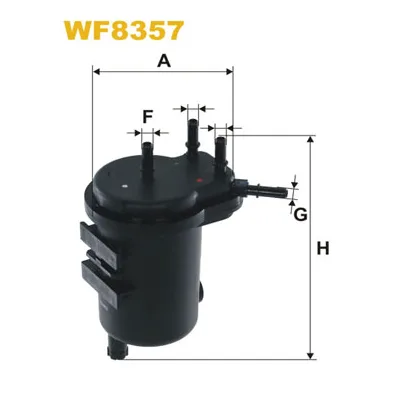Фільтр паливний Wixfiltron WF8357