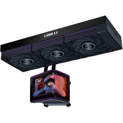 Система рідинного охолодження Lian Li Hydroshift II OLED Curved 360 P28, Black (G89.GHS2OLDC36PB.00)