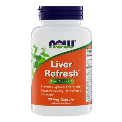 Трави Now Foods Детоксикатор і Регенератор Печінки, 90 гелевих капсул (NOW-02448)