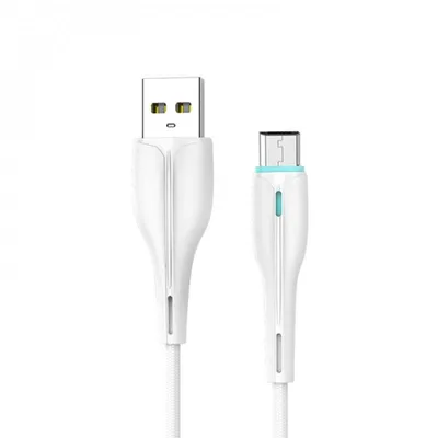 Кабель SkyDolphin S48V USB - micro USB (M/M), 1 м, White (USB-000427)