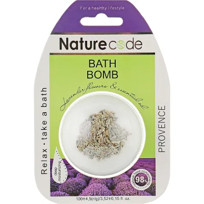 Бомбочка для ванни Nature Code Provence 100 г (4820205302619)