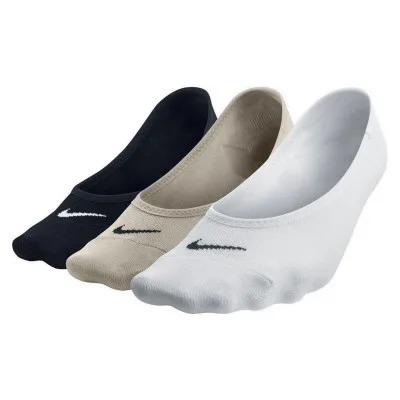 Шкарпетки Nike W NK EVERYDAY LTWT FOOT 3PR SX4863-900 34-38 3 пари Чорний/Білий/Бежевий (823233345874)