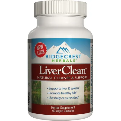 Трави Ridgecrest Herbals Натуральний комплекс для підтримки та захисту печінки, Live (RCH172)