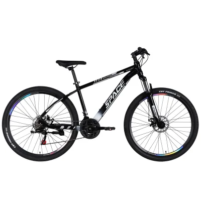 Велосипед Space 27.5" MERCURY DD FR рама-17" AL 2026 чорно-білий (OPS-SP-27.5-075)