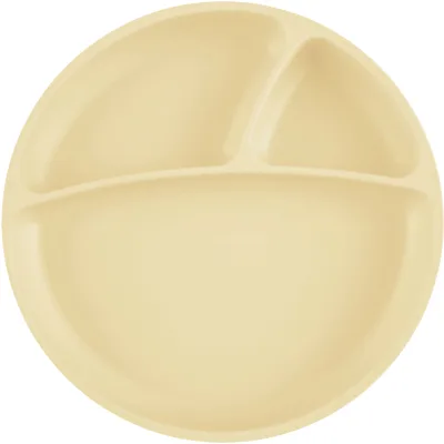 Тарілка дитяча MinikOiOi Portions секційна Mellow Yellow (101050006)