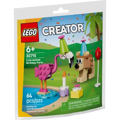 Конструктор LEGO Creator Чарівна вечірка тваринок до дня народження (30715)