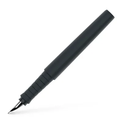 Ручка пір'яна Faber-Castell POLY Fountain Pen Black, колір корпусу чорний, перо М (0,7 мм) (32954)