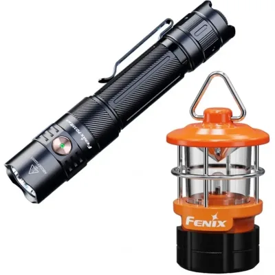 Ліхтар Fenix PD35R ACE LED 2000 лм + наключний ліхтар CL01 (помаранчевий) (PD35RACE-CL01O)