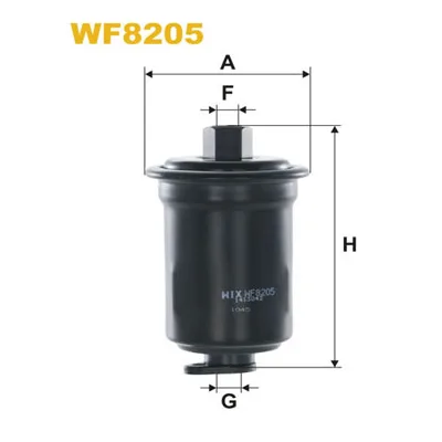 Фільтр паливний Wixfiltron WF8205