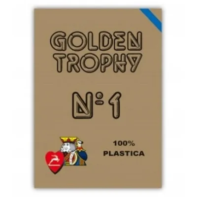 Гральні карти Modiano Golden Trophy 100 Plastic (blue) (00450)