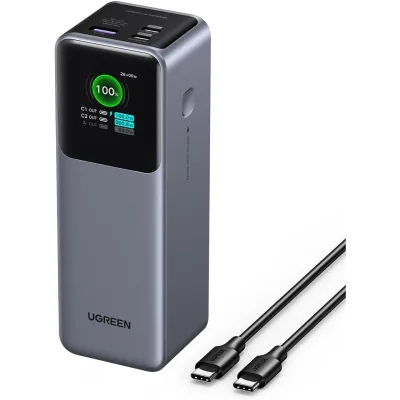 Батарея універсальна Ugreen 25000mAh 200W PD/3.0, QC/4.0 (PB722) (35525B)