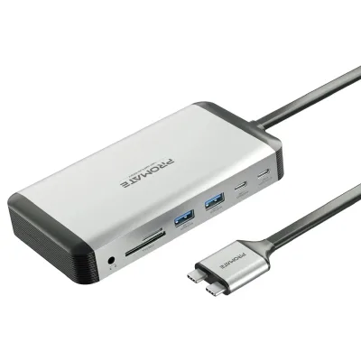 Концентратор Promate USB Hub 13 ports versahub-mst.grey (versahub-mst.grey)