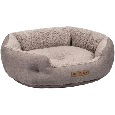 Лежак для тварин Pet Fashion BRIG 58х48х20 см кавовий (4823082441488)