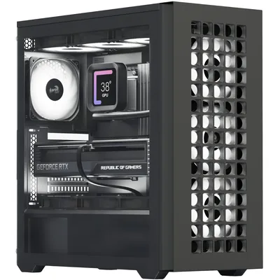 Корпус для ПК AeroCool D502A-G-BK-v1 Black (ACCM-DS02043.11)