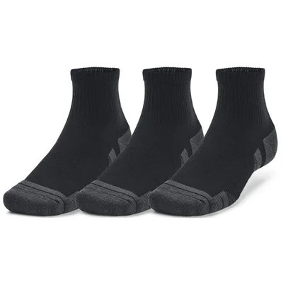 Шкарпетки Under Armour 1379510-001 Performance Tech 3 пари Qtr чорний LG (196884000998)