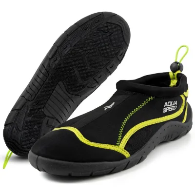 Аквашузи Aqua Speed Aqua Shoe Model 704-78 чорний, жовтий 35 (5905718616602)