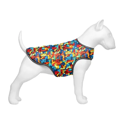 Курточка для тварин WAUDOG Clothes Накидка Блоки L (505-4056)