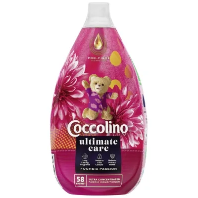 Кондиціонер для білизни Coccolino Ultimate Care Fuchsia Passion 870 мл (8720181414916)