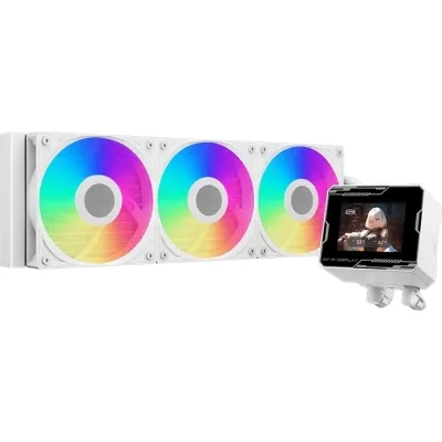 Система рідинного охолодження PcCooler GT360M ARGB Display WH