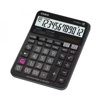Калькулятор Casio DJ-120DPLUS, чорний (CALC-CAS-DJ-120DPLUS)