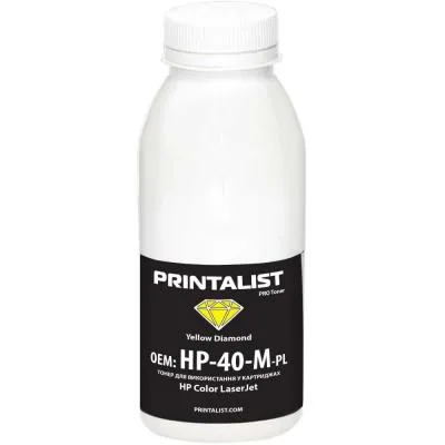 Тонер HP CLJ Universal 40г Yellow Printalist (HP-40-Y-PL)