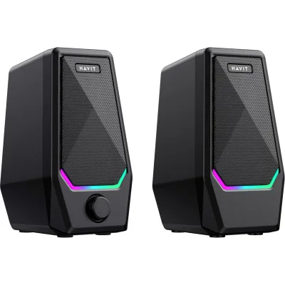 Акустична система Havit SK768 USB RGB Black (6939119042585)