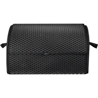 Сумка-органайзер EVAtech M-PRO 32x50x30 см. Ромб чорний з чорним кантом (BS13642OM3RBB)