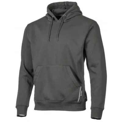 Кофта робоча Hoegert NIERS HT5K901-2XL з капюшоном 65% бавовна/35% поліестер чорний, 2XL (56) (HT5K901-2XL)