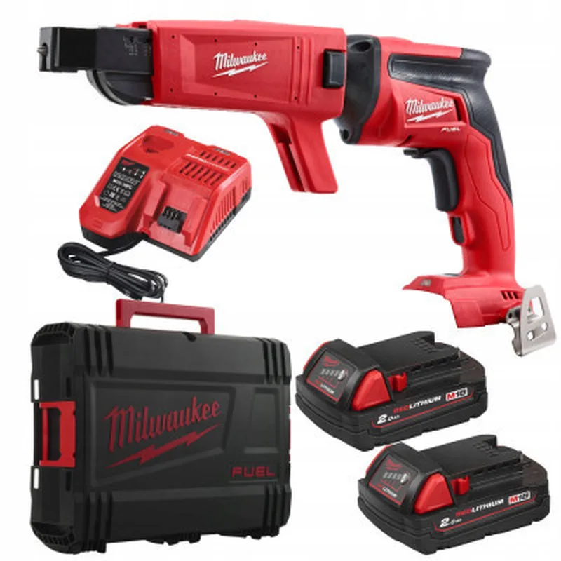 Шуруповерт Milwaukee FSGC-202X для гипсокартону, M18 FUEL, 13Нм, 2x2Ah, HD Box (4933459199)