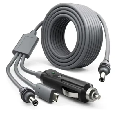 Кабель живлення USB-C + car adapter to DC 3-in-1 5.0m Starlink Mini E-NET (Кабель 3в1 для Starlink Mini 5м)