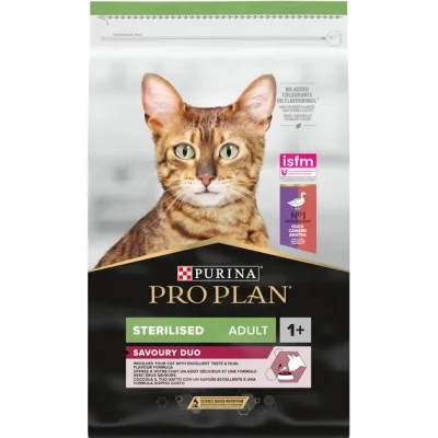 Сухий корм для кішок Purina Pro Plan для стерилізованих/кастрованих з качкою і печінкою 10 кг (7613036732727)